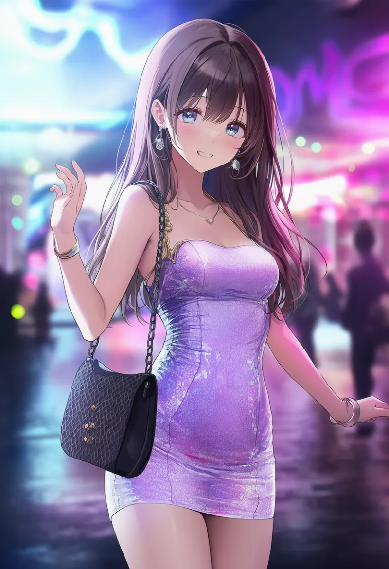 ショルダーバッグのプロンプトとAIイラスト