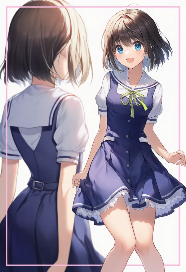 スカートの服装プロンプト|AIイラスト