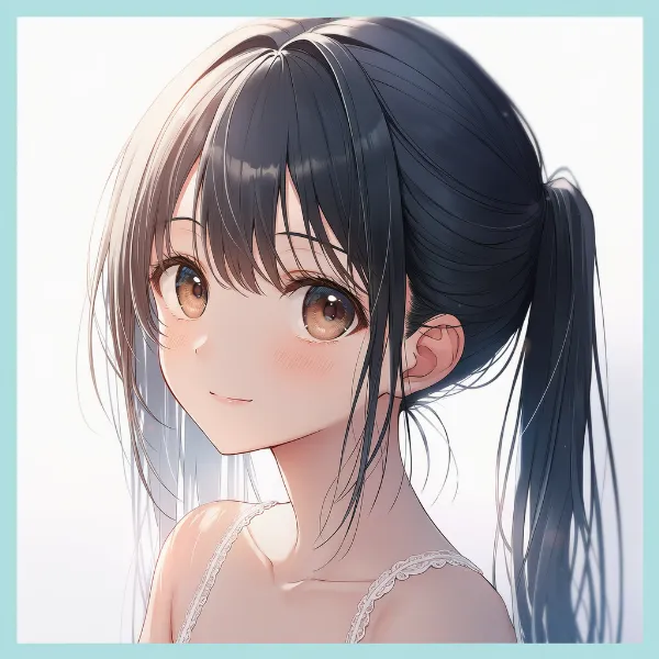 スプリットポニー|髪型プロンプト