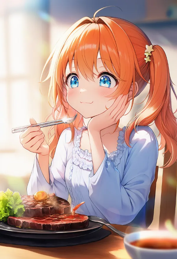 ステーキのAIイラスト｜プロンプト紹介