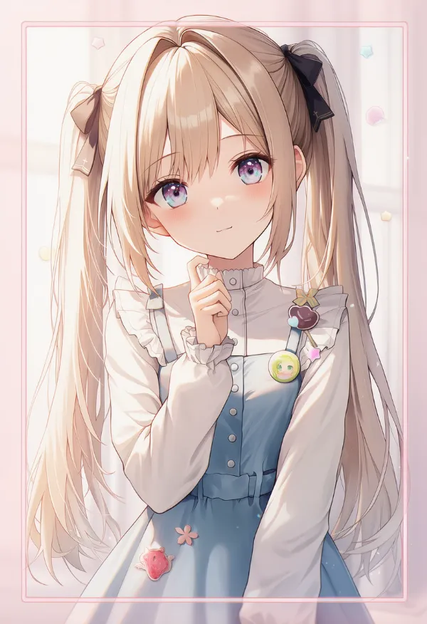 ステッカー｜ゆめかわいいコーデ用の小物のプロンプト（AIイラスト）