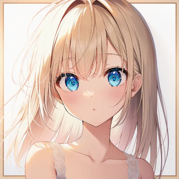 ストレートヘア|髪型プロンプト