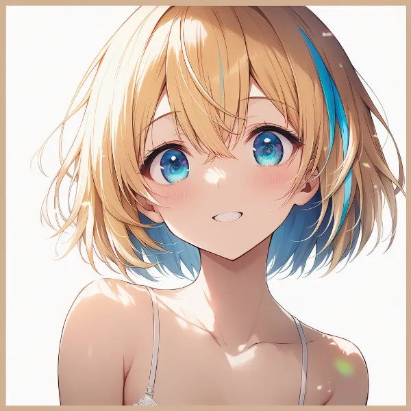 メッシュ|髪型プロンプト