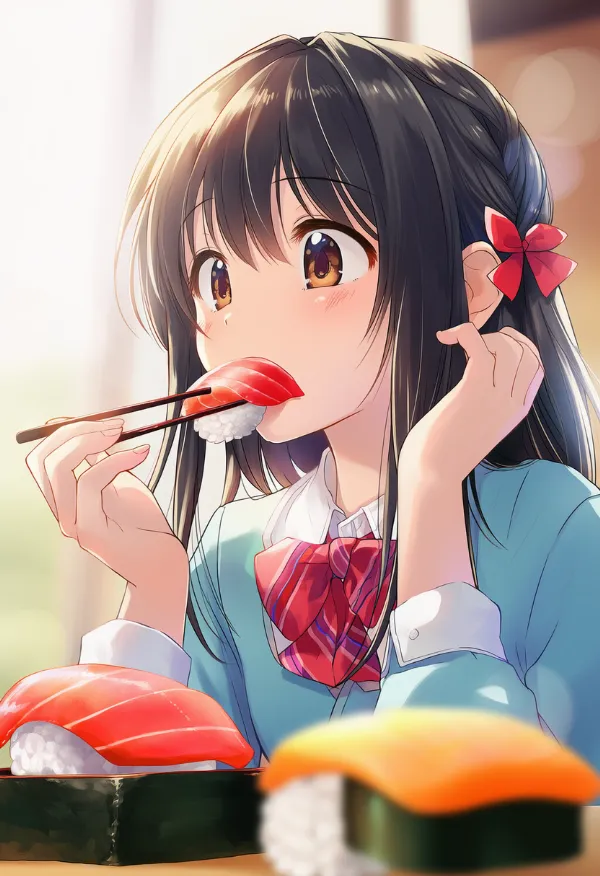 寿司のAIイラスト｜プロンプト紹介