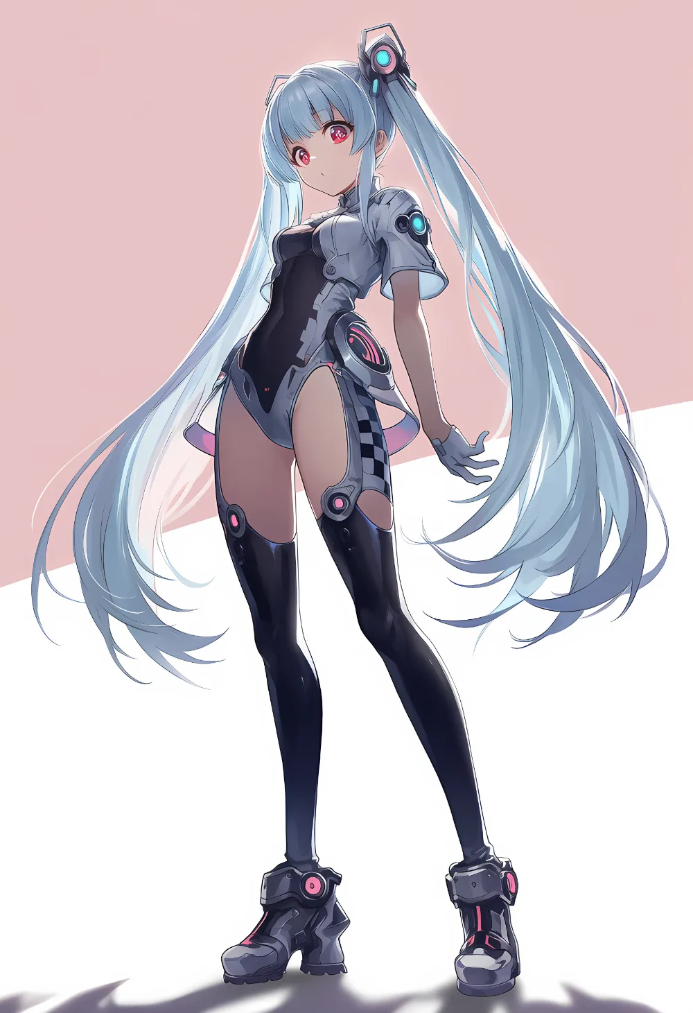 腰を反らせて立つポーズのプロンプト｜AIイラスト