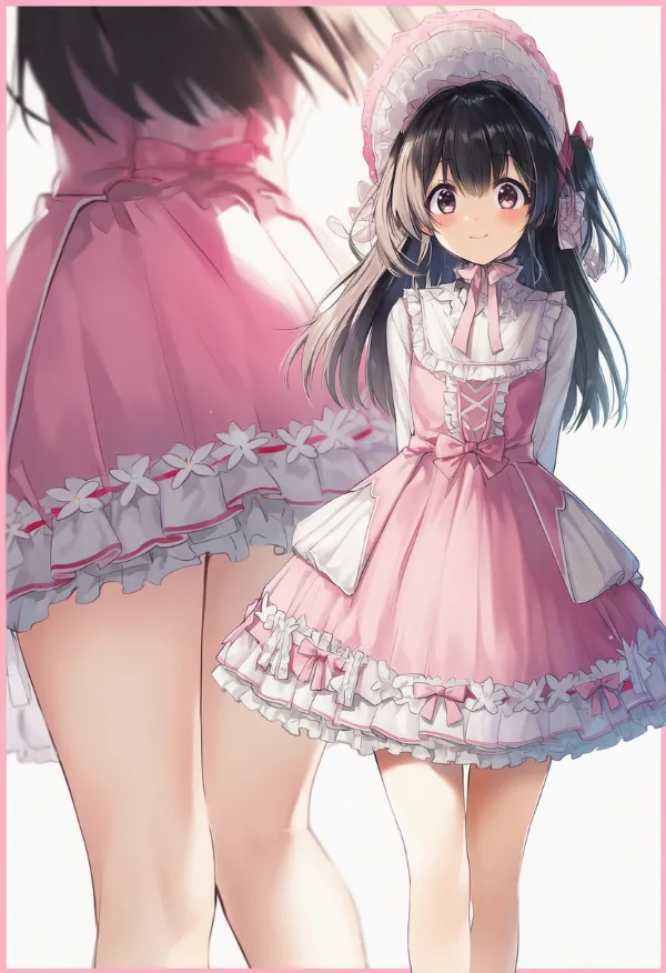 スウィートロリータ系ファッションの服装プロンプト|AIイラスト