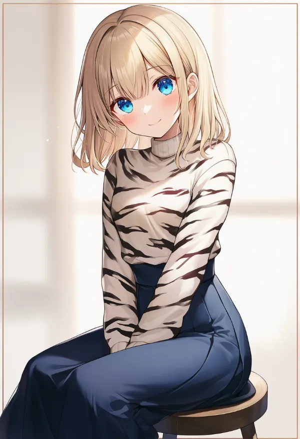 トラ柄の服プロンプト｜AIイラスト