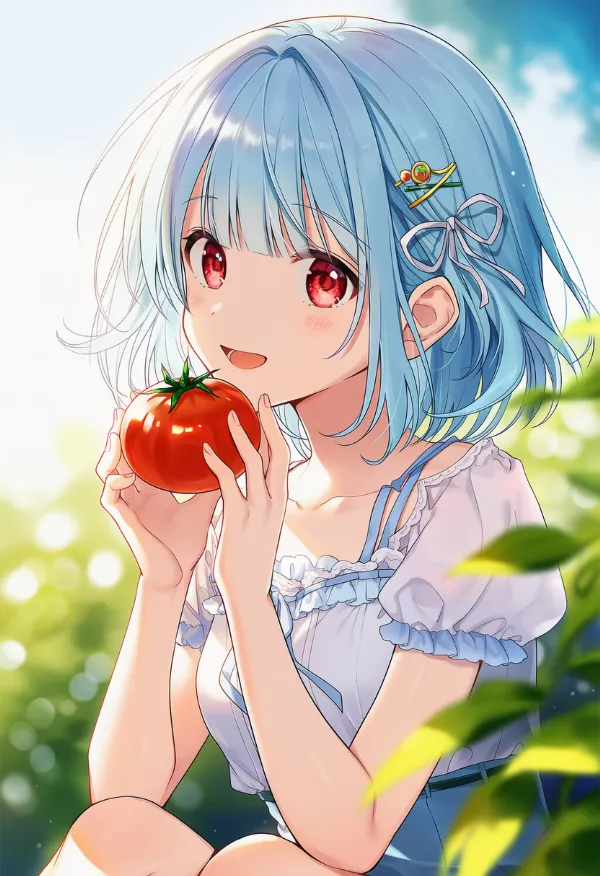 トマトのAIイラスト｜プロンプト紹介