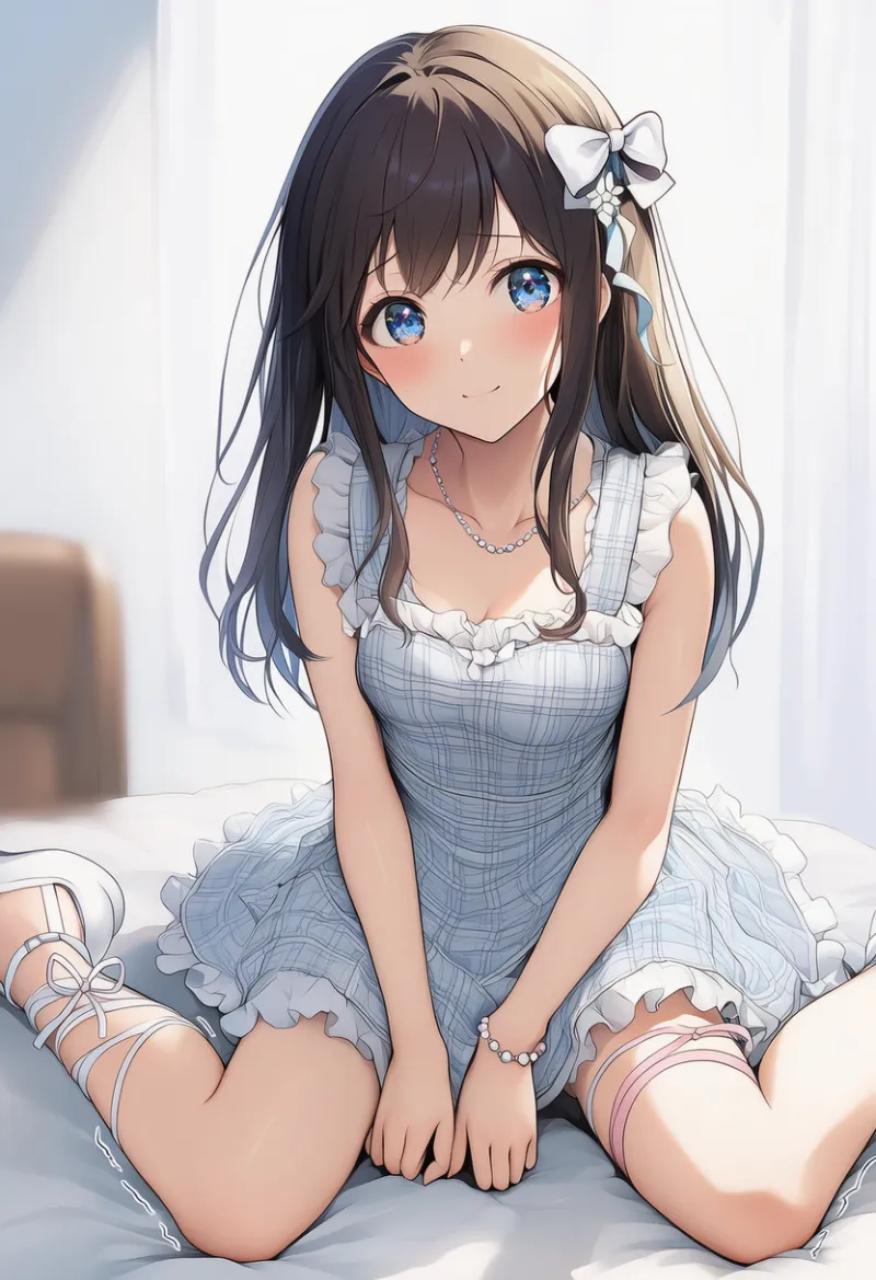 膝が震える（座り）｜プロンプト紹介