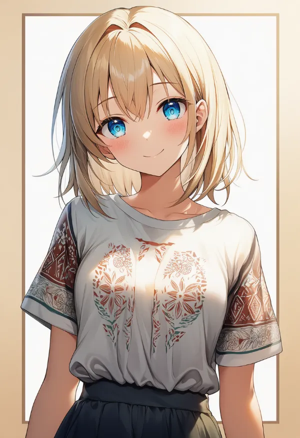 トライバル柄の服プロンプト｜AIイラスト