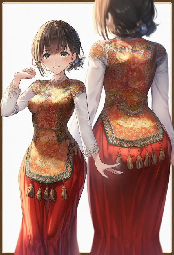 トルコの民族衣装のプロンプト｜AIイラスト作例