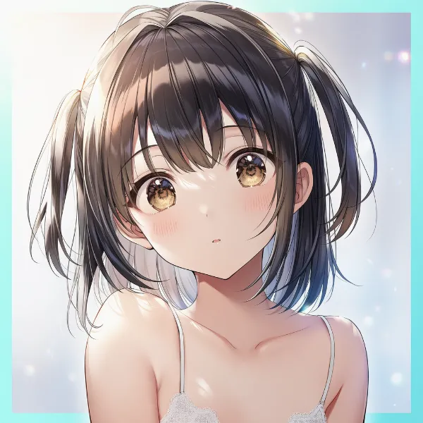 ツーサイドアップ|髪型プロンプト