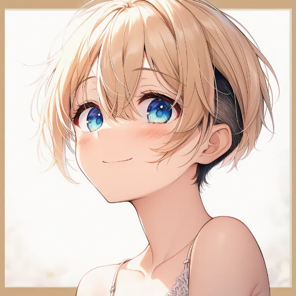 刈り上げ|髪型プロンプト