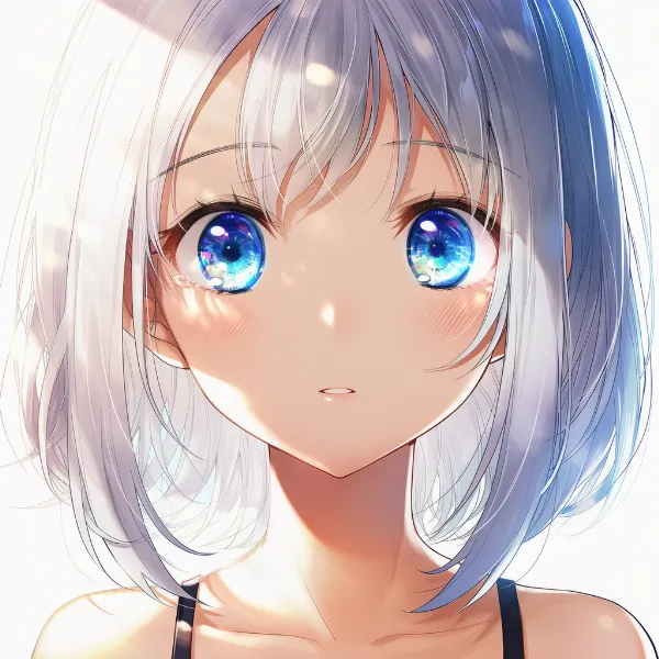 Vバング|前髪プロンプト