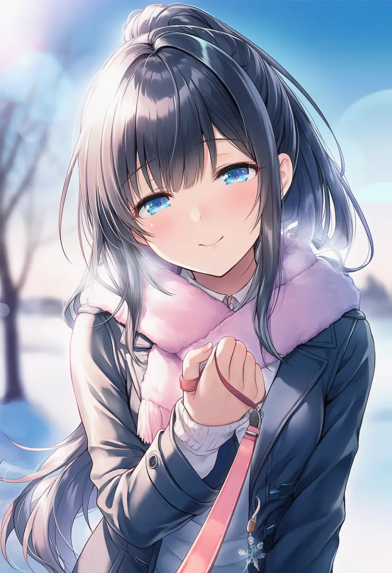 viewerにリードをつける:viewer on leash|AIイラスト用プロンプト