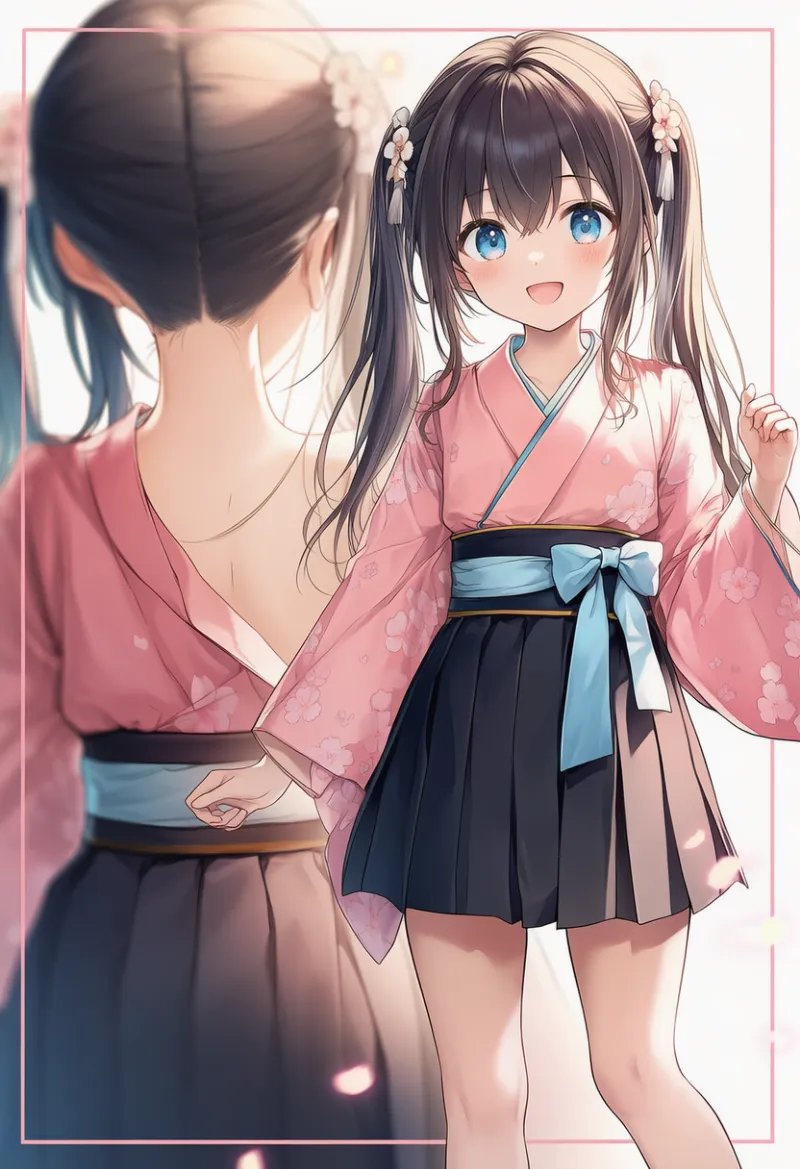 和ロリータのプロンプトとAIイラスト作例