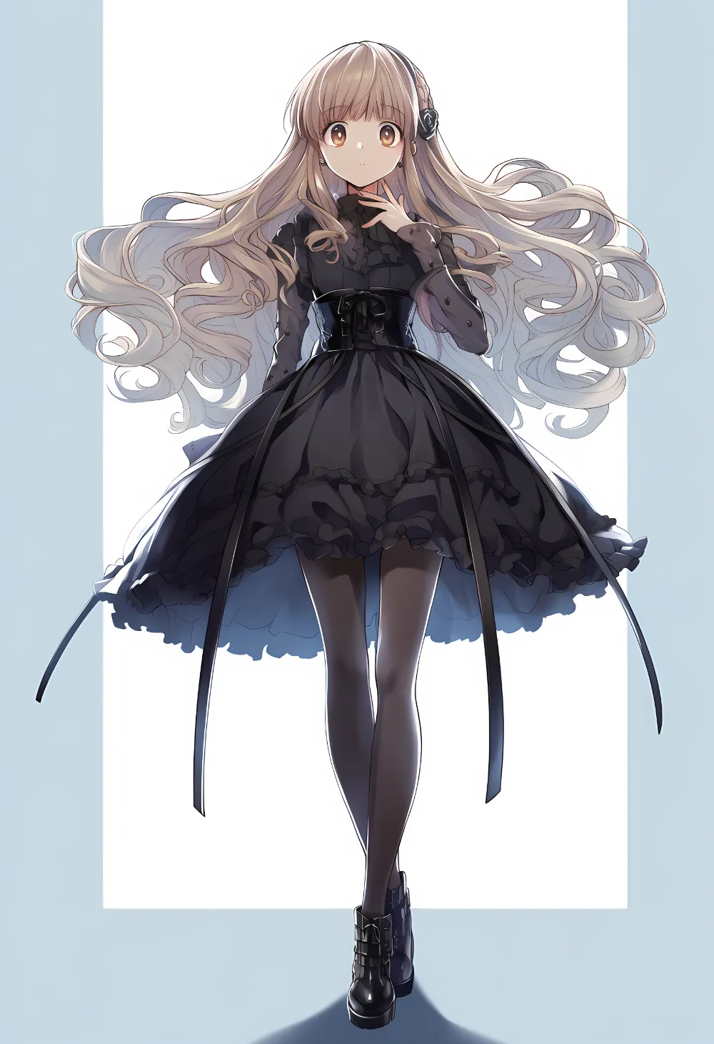 ワトソンクロスの立ちポーズのプロンプト｜AIイラスト