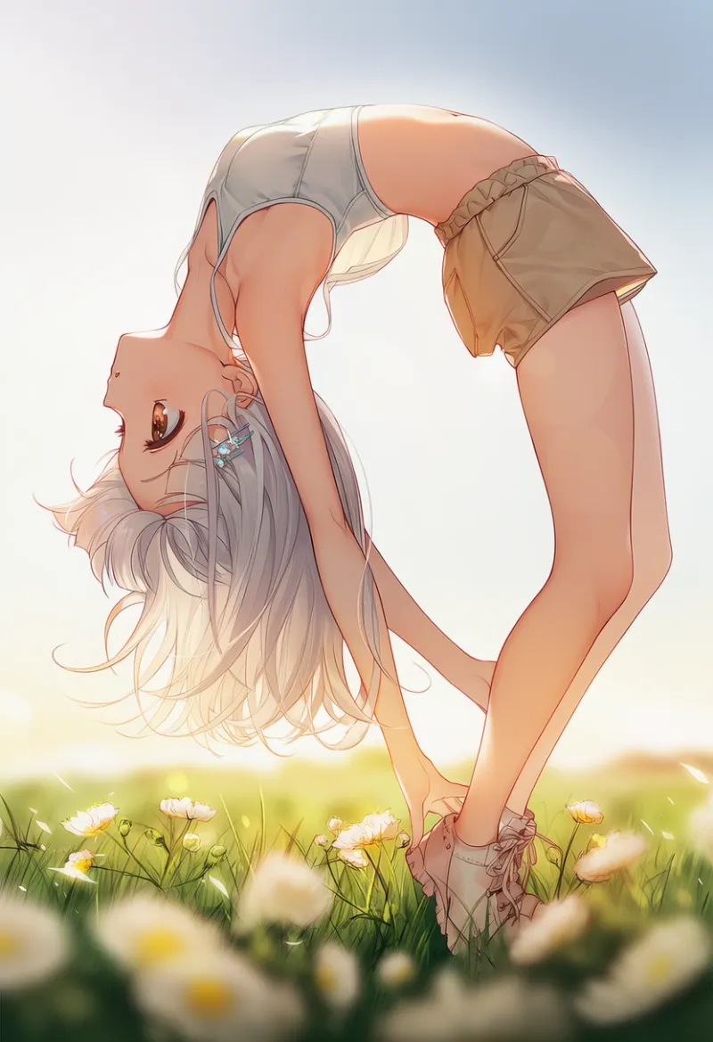 ヨガのポーズのAIイラスト|プロンプト紹介