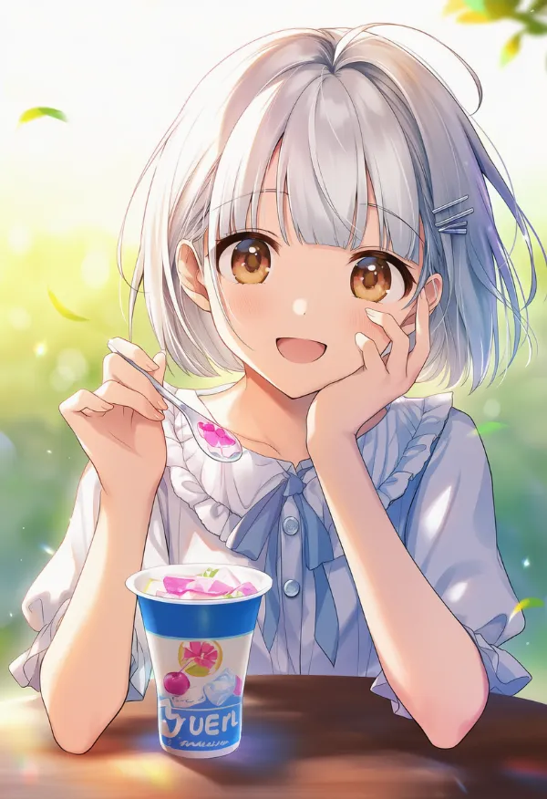 ヨーグルトのAIイラスト｜プロンプト紹介