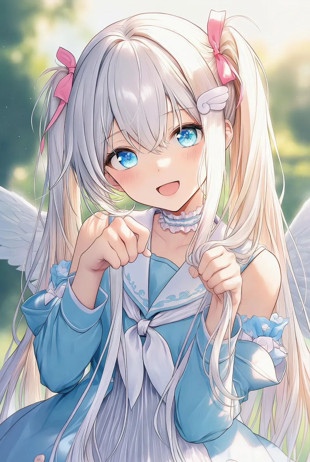 ゆめかわいいファッションのAIイラスト作例-2