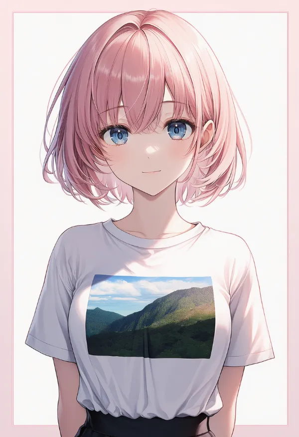 風景画プリントTシャツのAIイラスト｜プロンプト紹介