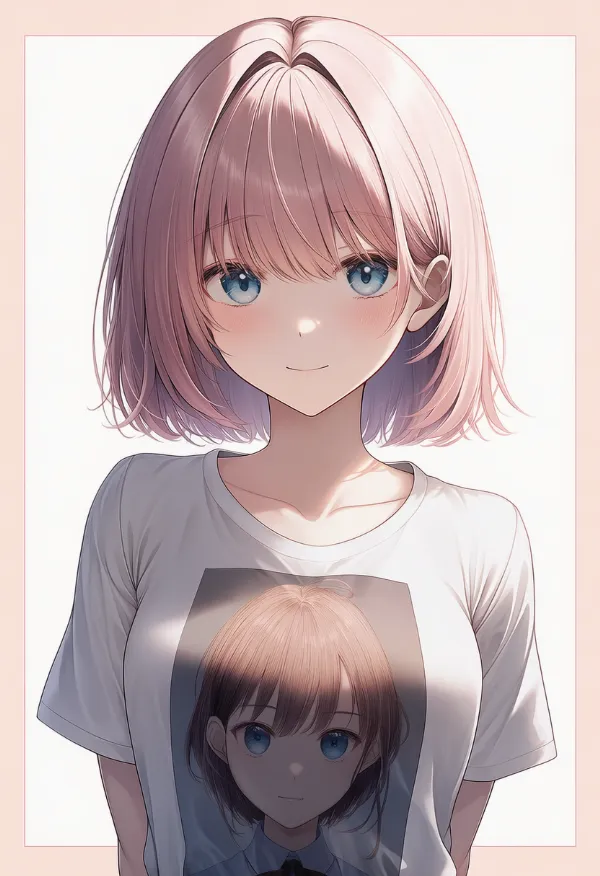 自キャラプリントTシャツのAIイラスト｜プロンプト紹介