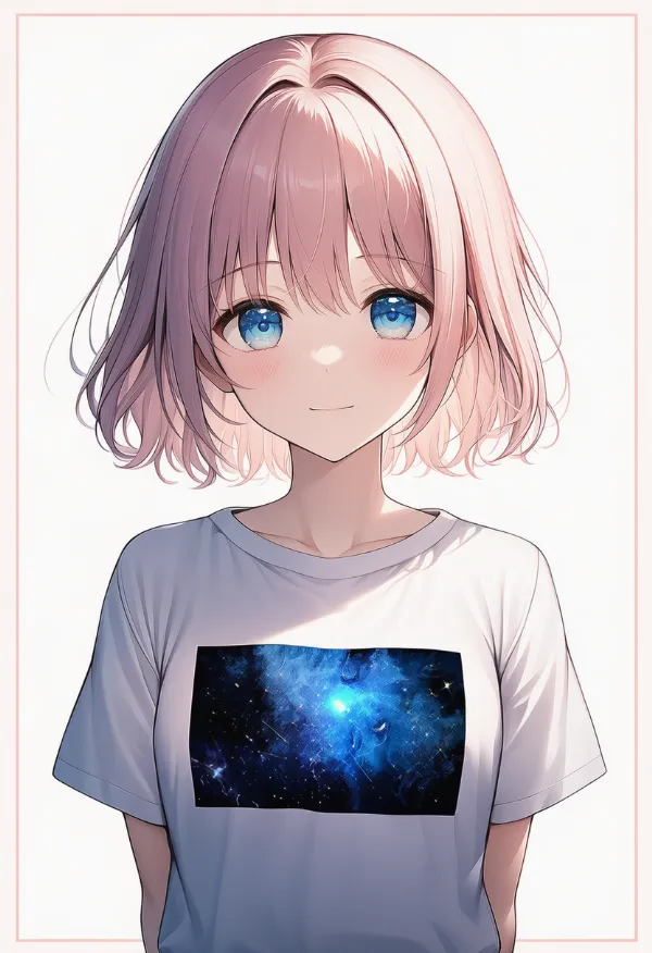宇宙プリントTシャツのAIイラスト｜プロンプト紹介