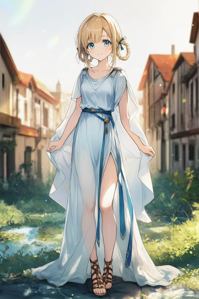 古典古代ギリシャの服のAIイラスト｜プロンプト紹介