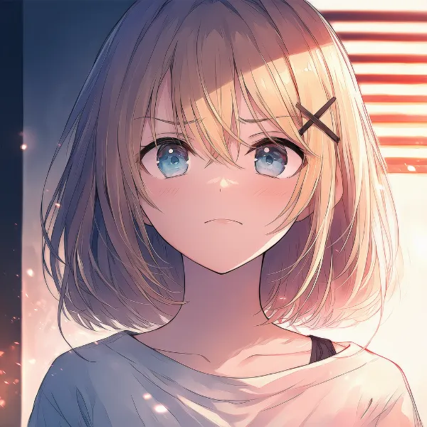 イライラした表情プロンプト(sulking)|AIイラスト