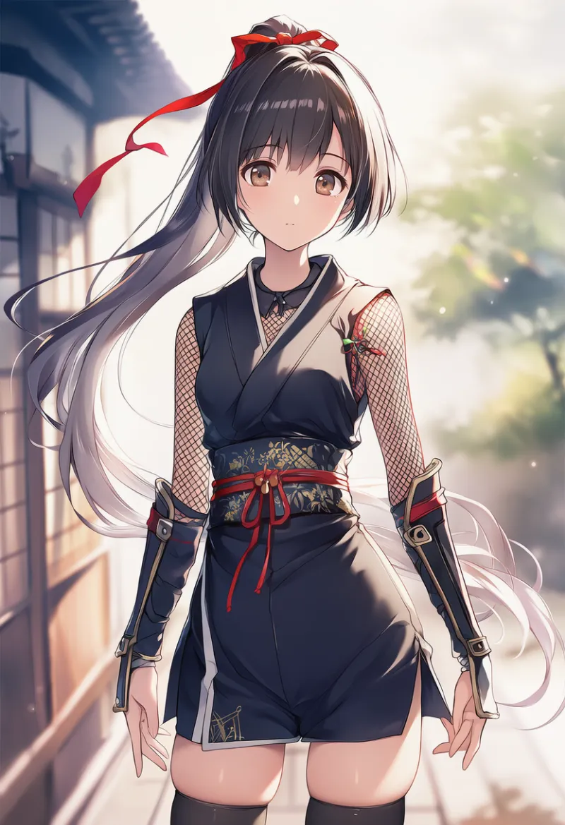 手甲(忍者服)のAIイラストとプロンプト紹介