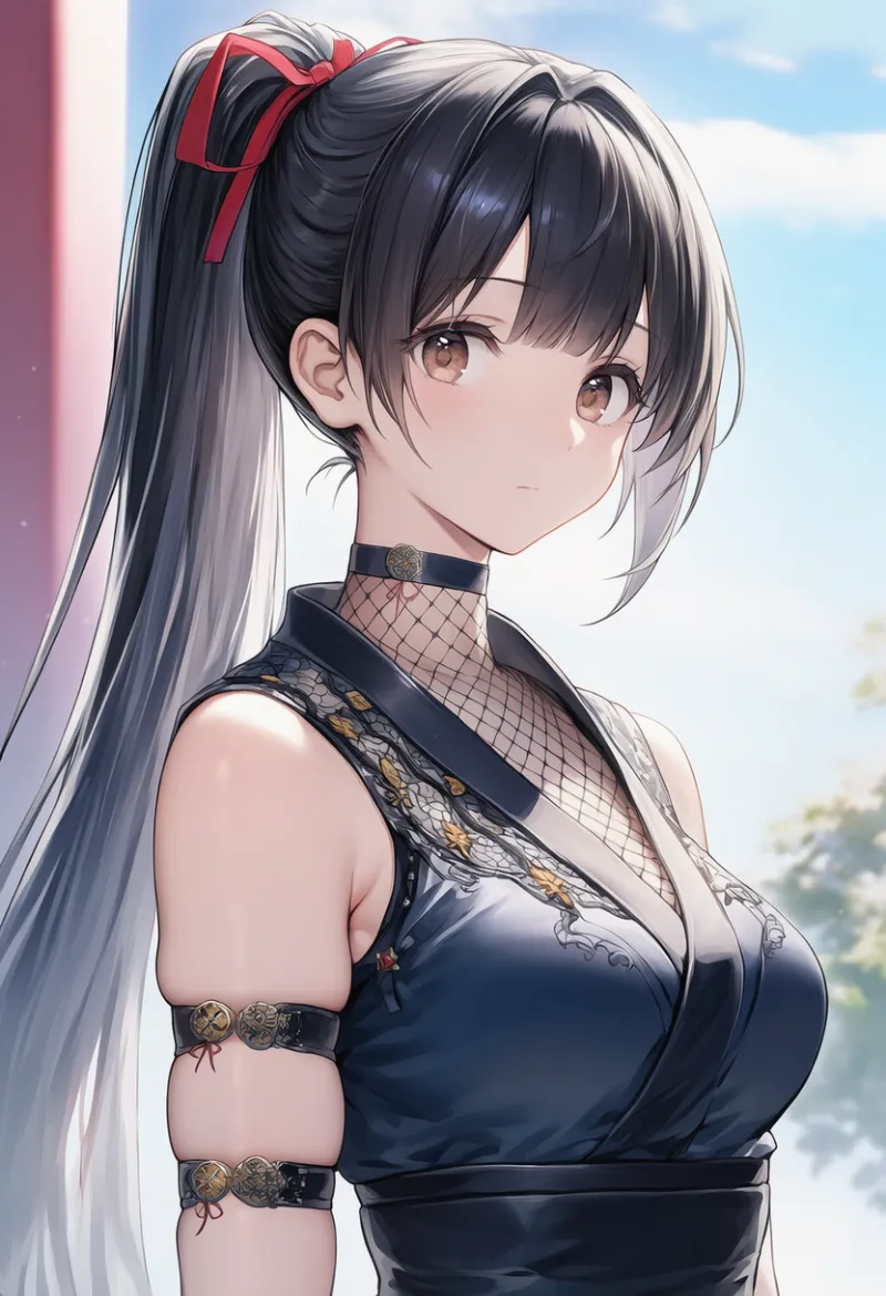 腕のベルト(忍者服)のAIイラストとプロンプト紹介