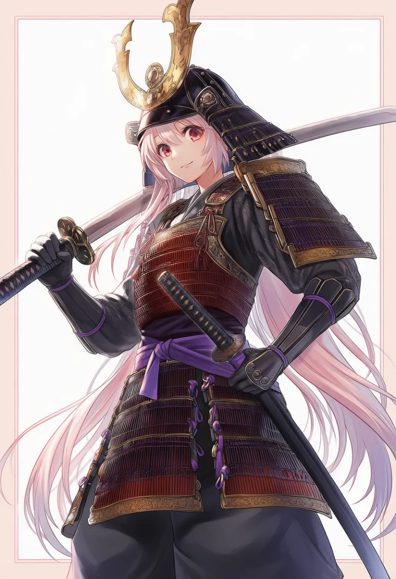 侍甲冑（和風武士）の作例プロンプト｜AIイラスト