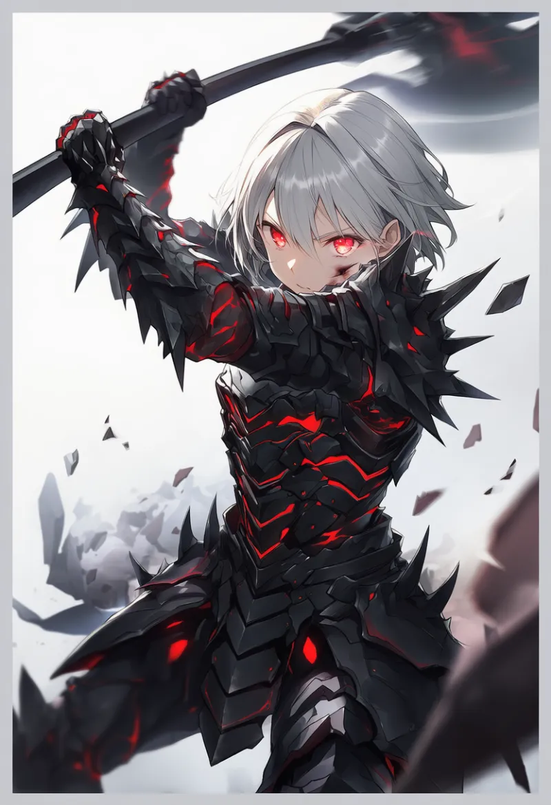 バーサーカー（ダークファンタジー鎧）の作例プロンプト｜AIイラスト