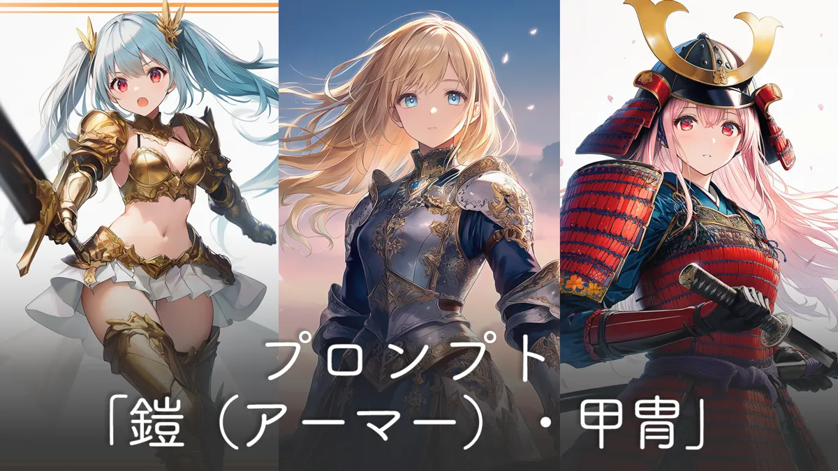 鎧のプロンプト集（ファンタジー・日本の甲冑ほか）