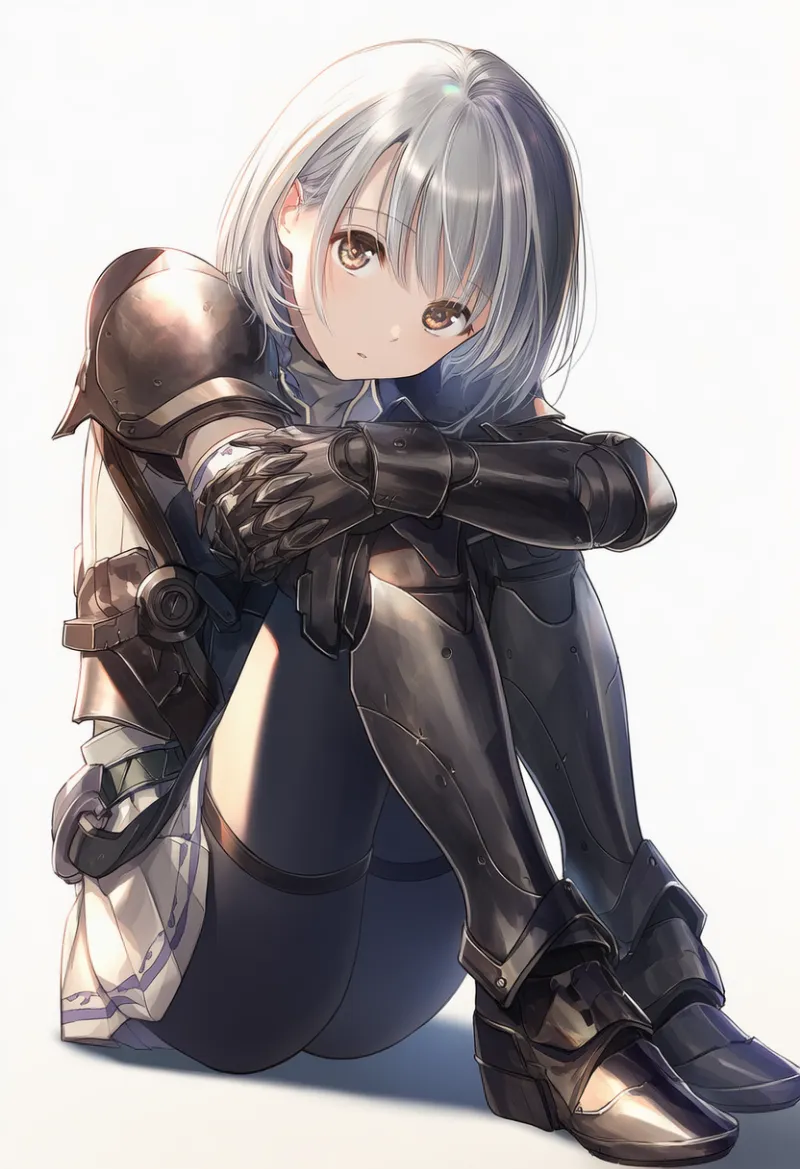 鎧ブーツのAIイラスト｜プロンプト紹介