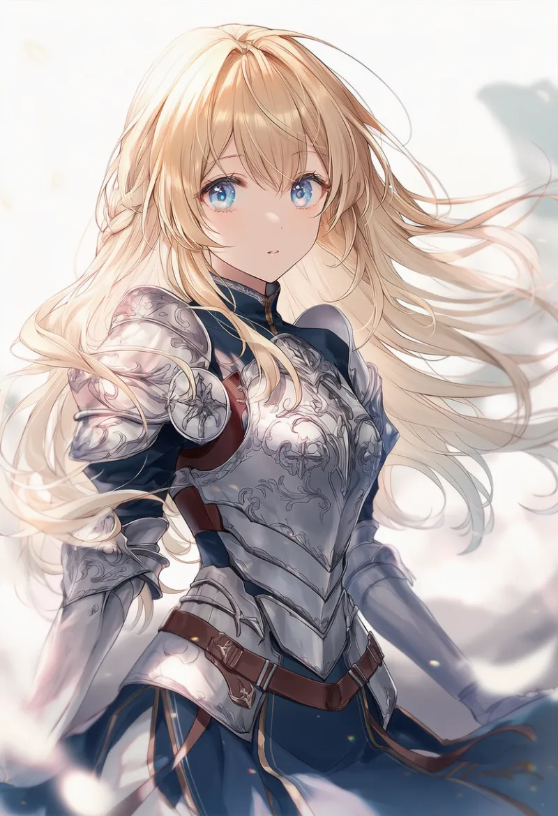 鎧ドレスのAIイラスト｜プロンプト紹介