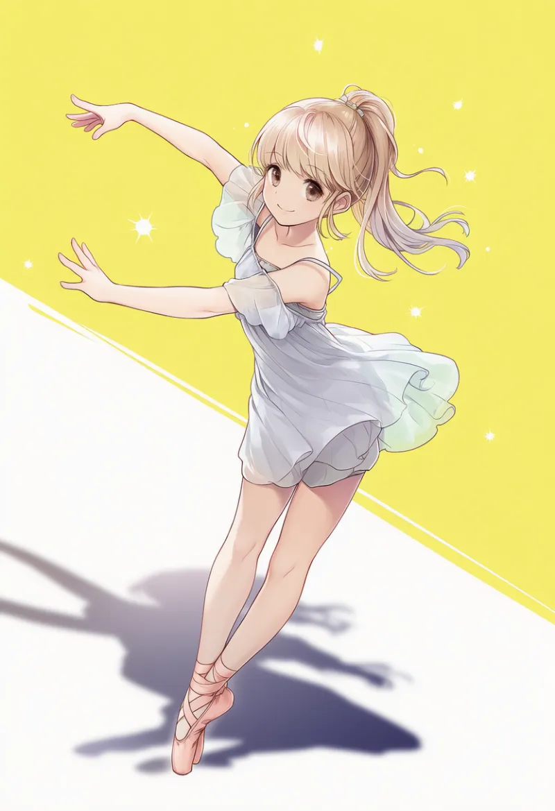 バレエのAIイラストとプロンプト紹介