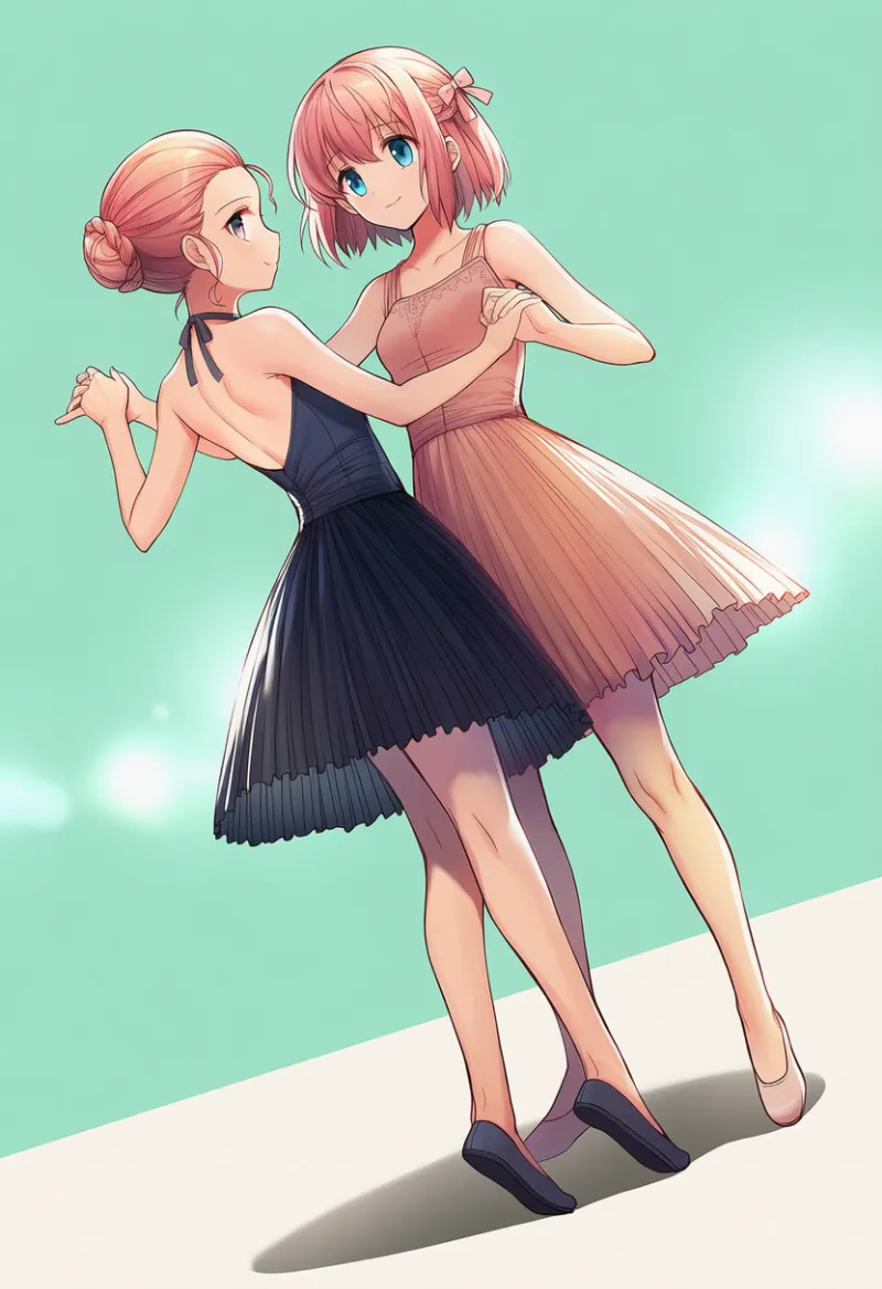 社交ダンスのAIイラストとプロンプト紹介