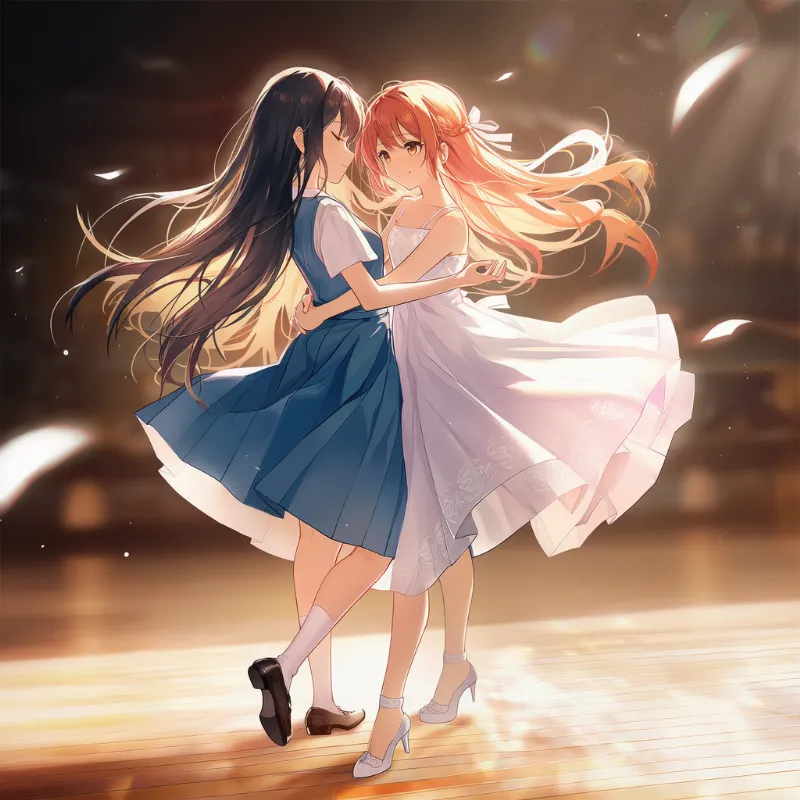 ダンスホール(舞踏会ホール)の背景のAIイラストとプロンプト紹介