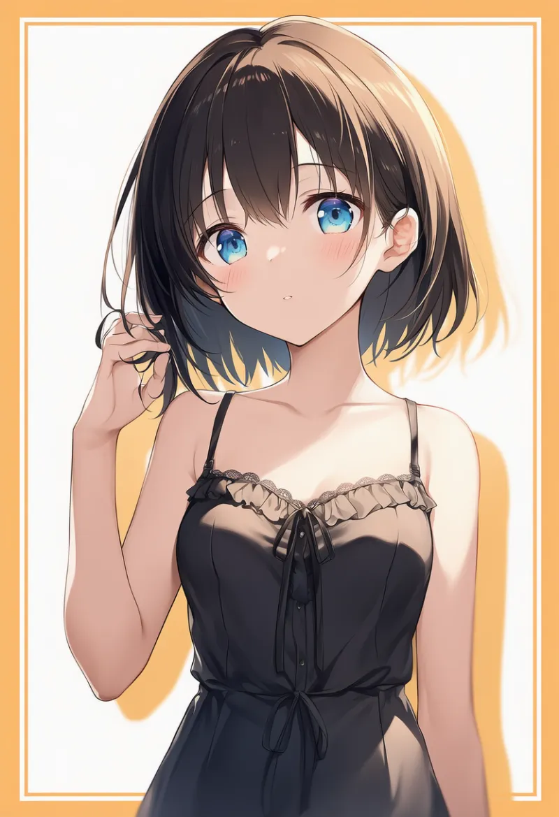 bare shoulders（肩の露出）のプロンプトとAIイラスト