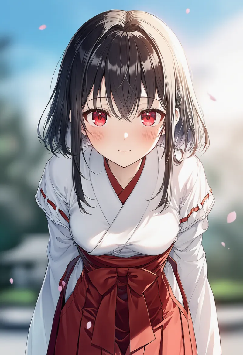 お辞儀をするAIイラスト｜プロンプト紹介