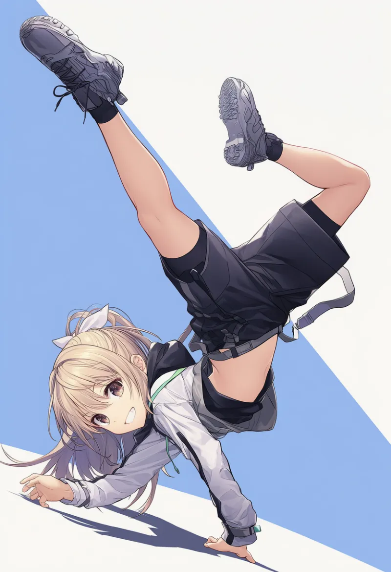 ブレイクダンスのAIイラストとプロンプト紹介