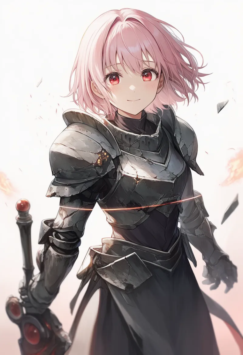 壊れた鎧のAIイラスト｜プロンプト紹介