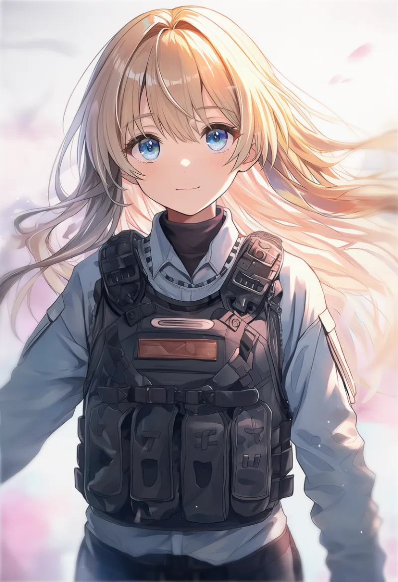 防弾ベスト（ボディアーマー）のAIイラスト｜プロンプト紹介