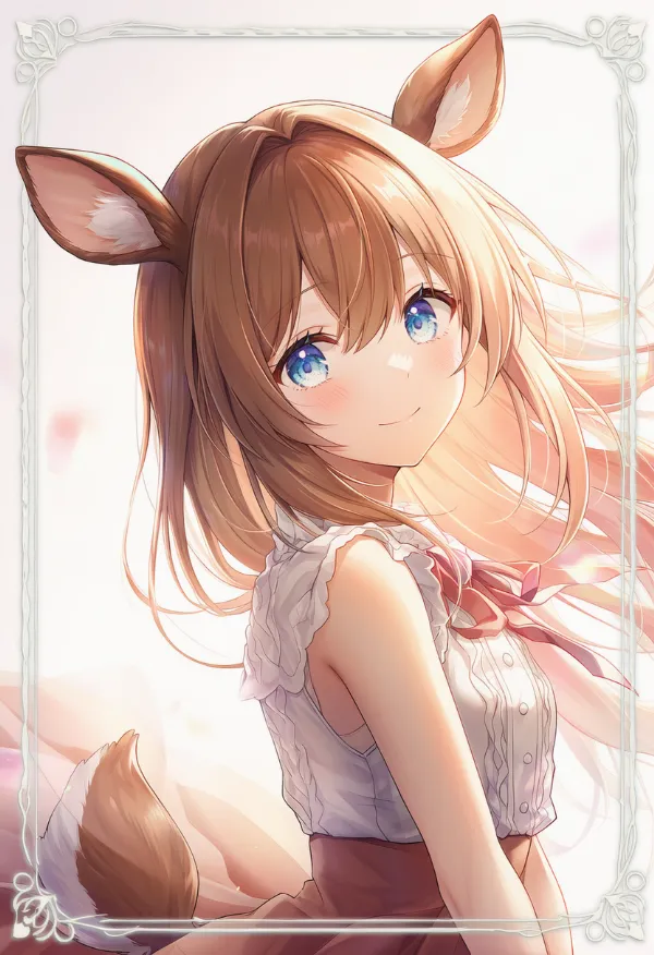 鹿の擬人化のAIイラスト|プロンプト紹介