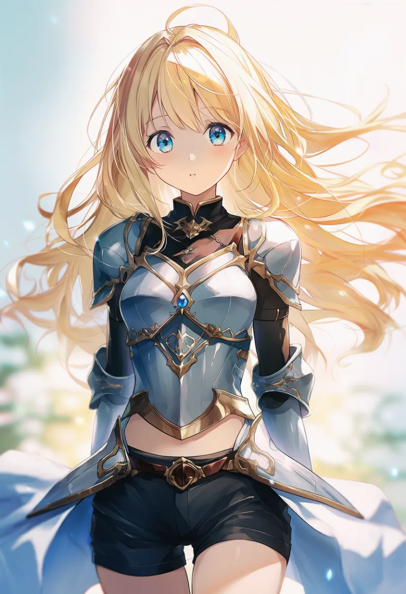 ショーパンスタイルの鎧のAIイラスト｜プロンプト紹介