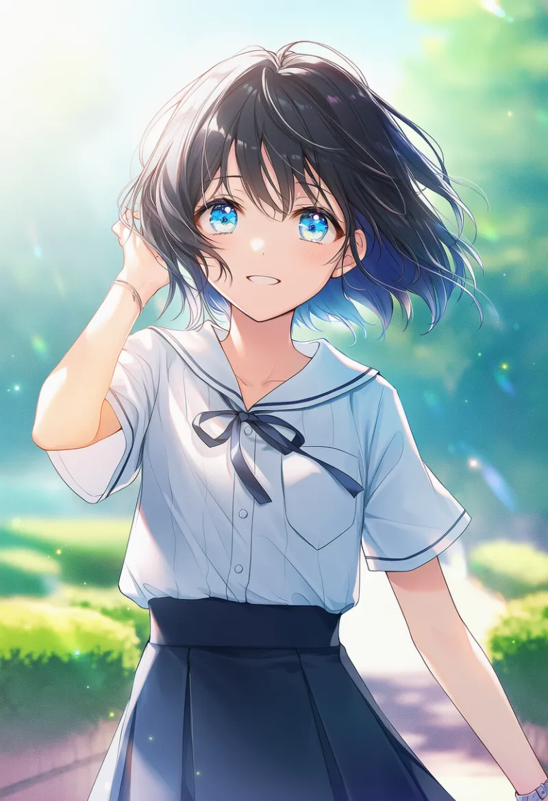 柔らかい光を再現したエモいAIイラスト｜プロンプト紹介