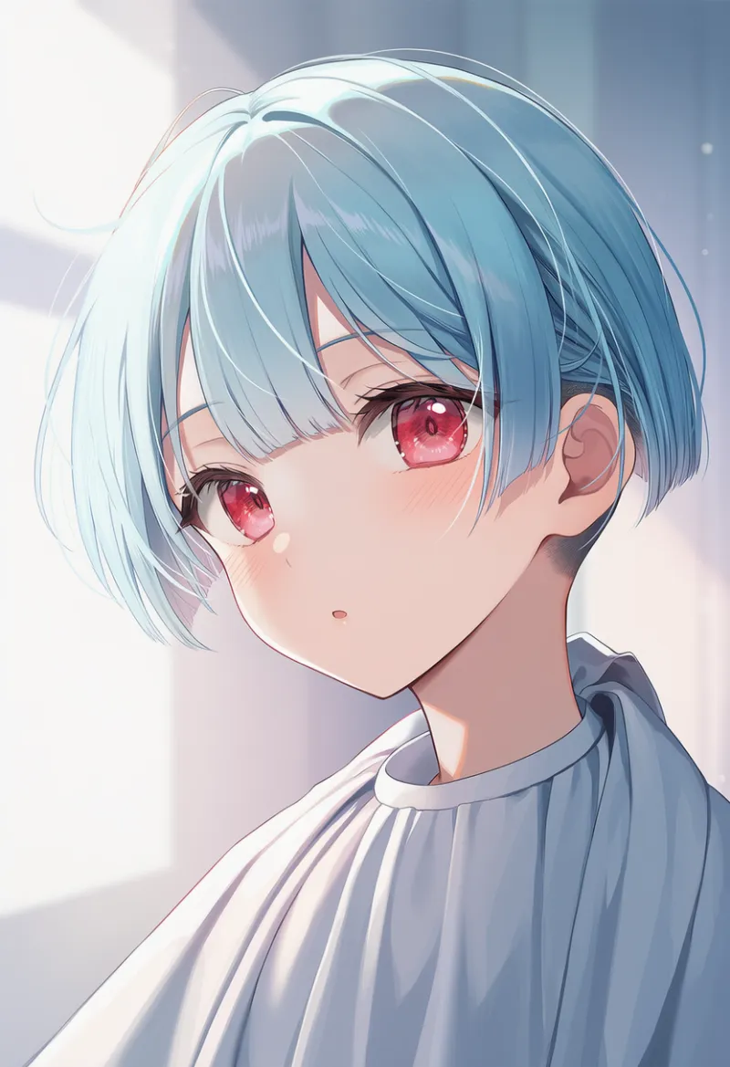 フェードカット（散髪後の髪型）のAIイラストとプロンプト紹介