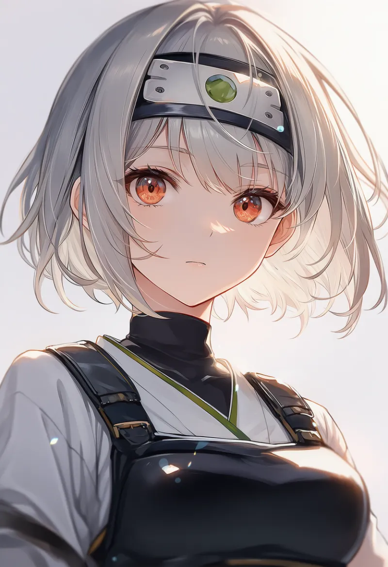 額当てのAIイラスト｜プロンプト紹介