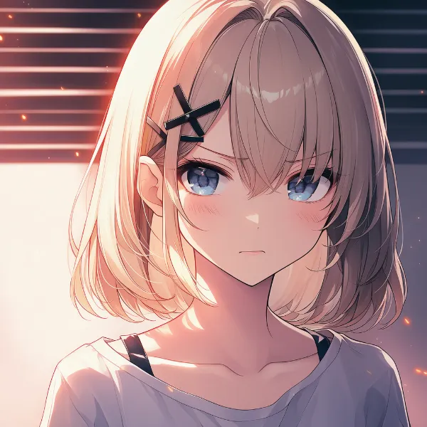 不満・もどかしい表情プロンプト(frustrated)|AIイラスト